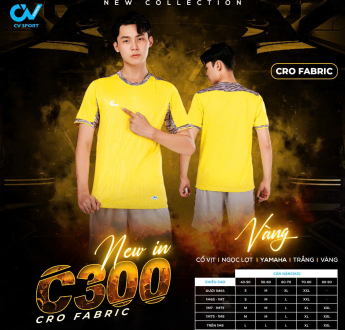 ÁO BÓNG ĐÁ CV C300