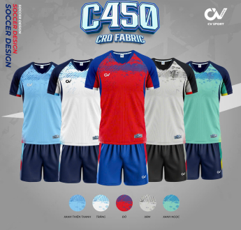  ÁO BÓNG ĐÁ CV C450