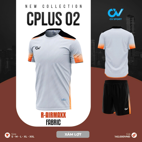 ÁO BÓNG ĐÁ CV CPLUS02