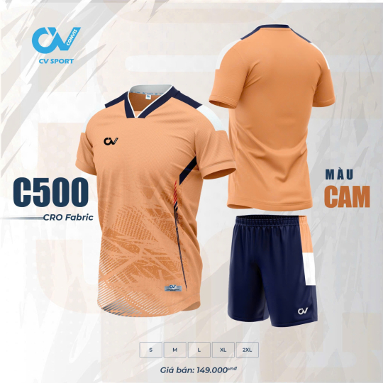 ÁO BÓNG ĐÁ CV C500